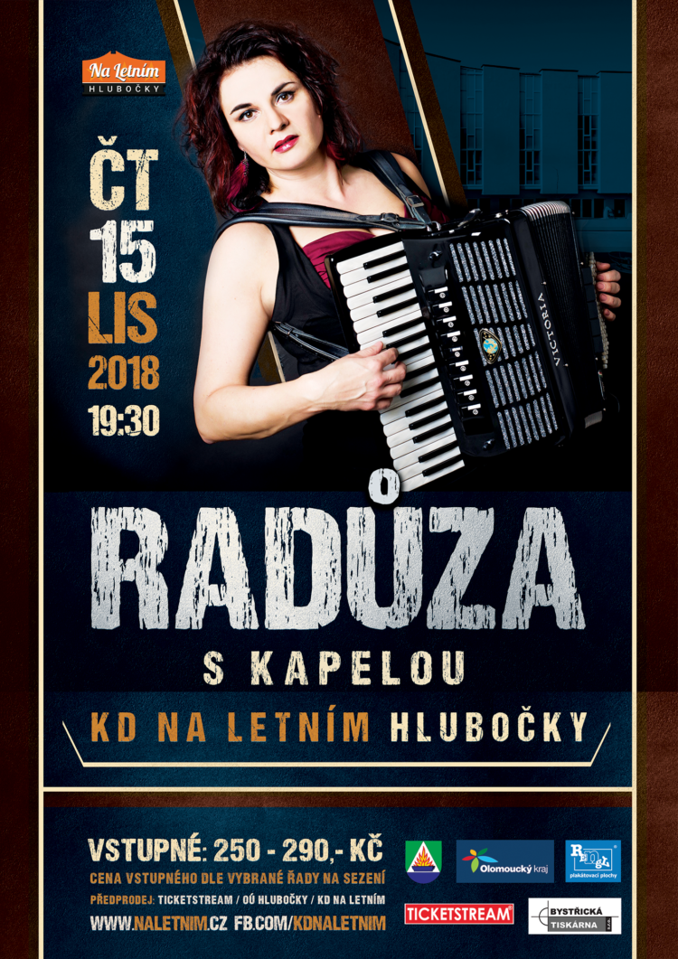 Radůza s kapelou - KD Hlubočky