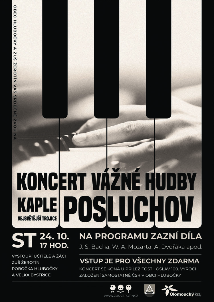 Koncert vážné hudby - kaple Posluchov