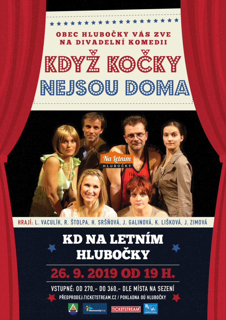 Divadlo - Když kočky nejsou doma - KD Na Letním Hlubočky