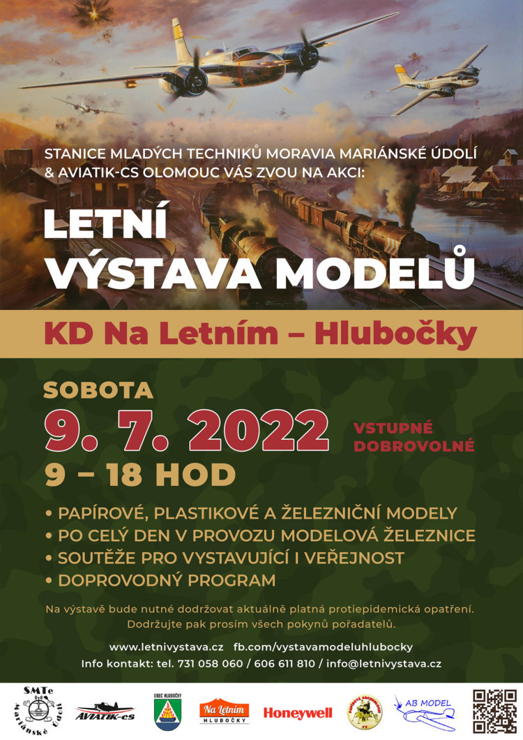 Letní výstava modelů Hlubočky - 2022