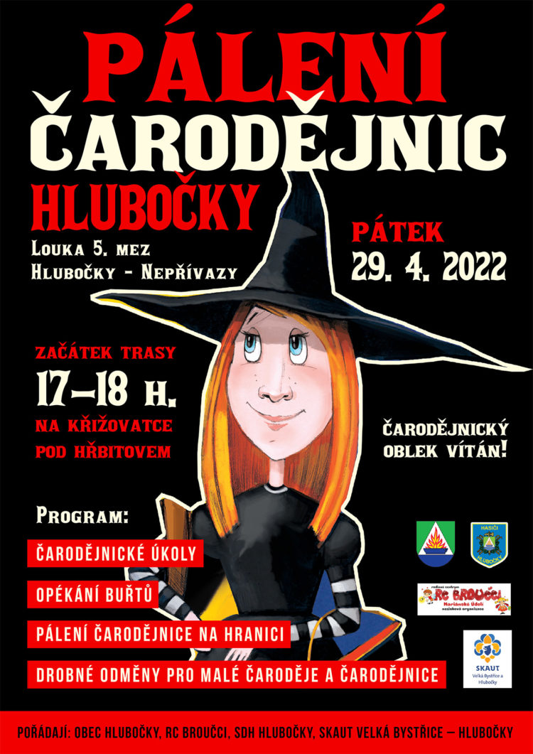 Pálení čarodějnic - Hlubočky 2022