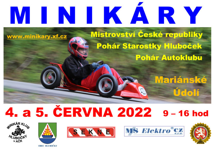 Závody minikár - Hlubočky 2022