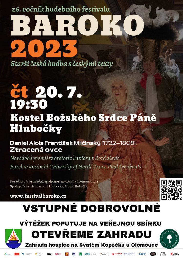 Koncert - baroko - kostel Hlubočky